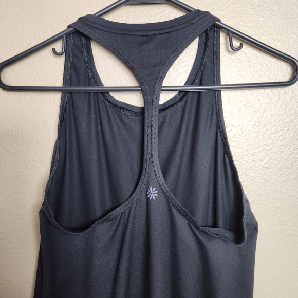 Athleta Womens Black Narrow Racerback Tank Top |631416| |XS| - Picture 4 of 7